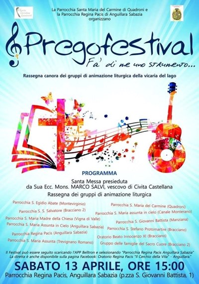 PREGO FESTIVAL ...Fà di me uno strumento...